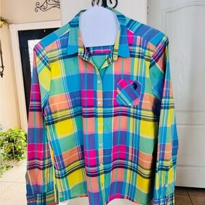 U.S. Polo Assn. Multicolor Plaid Unisex Shirt